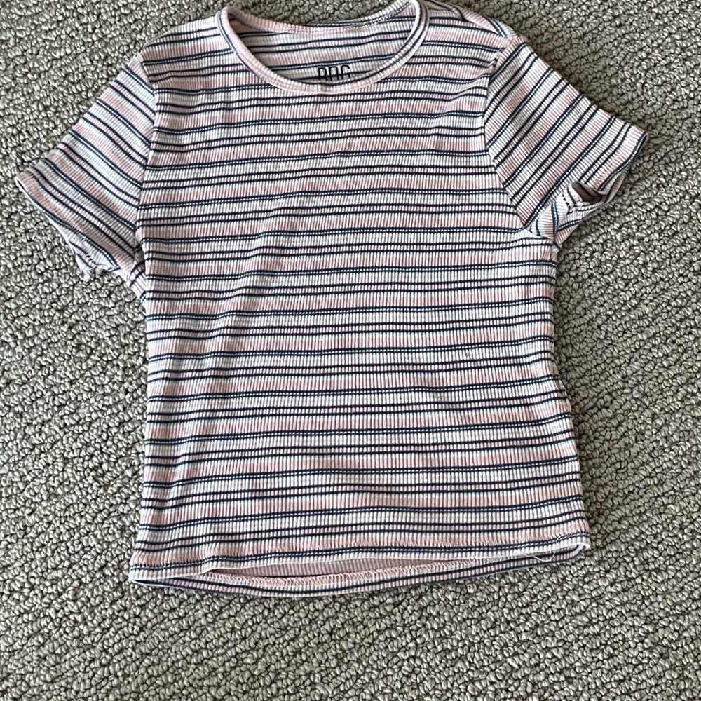 Striped BDG crop top